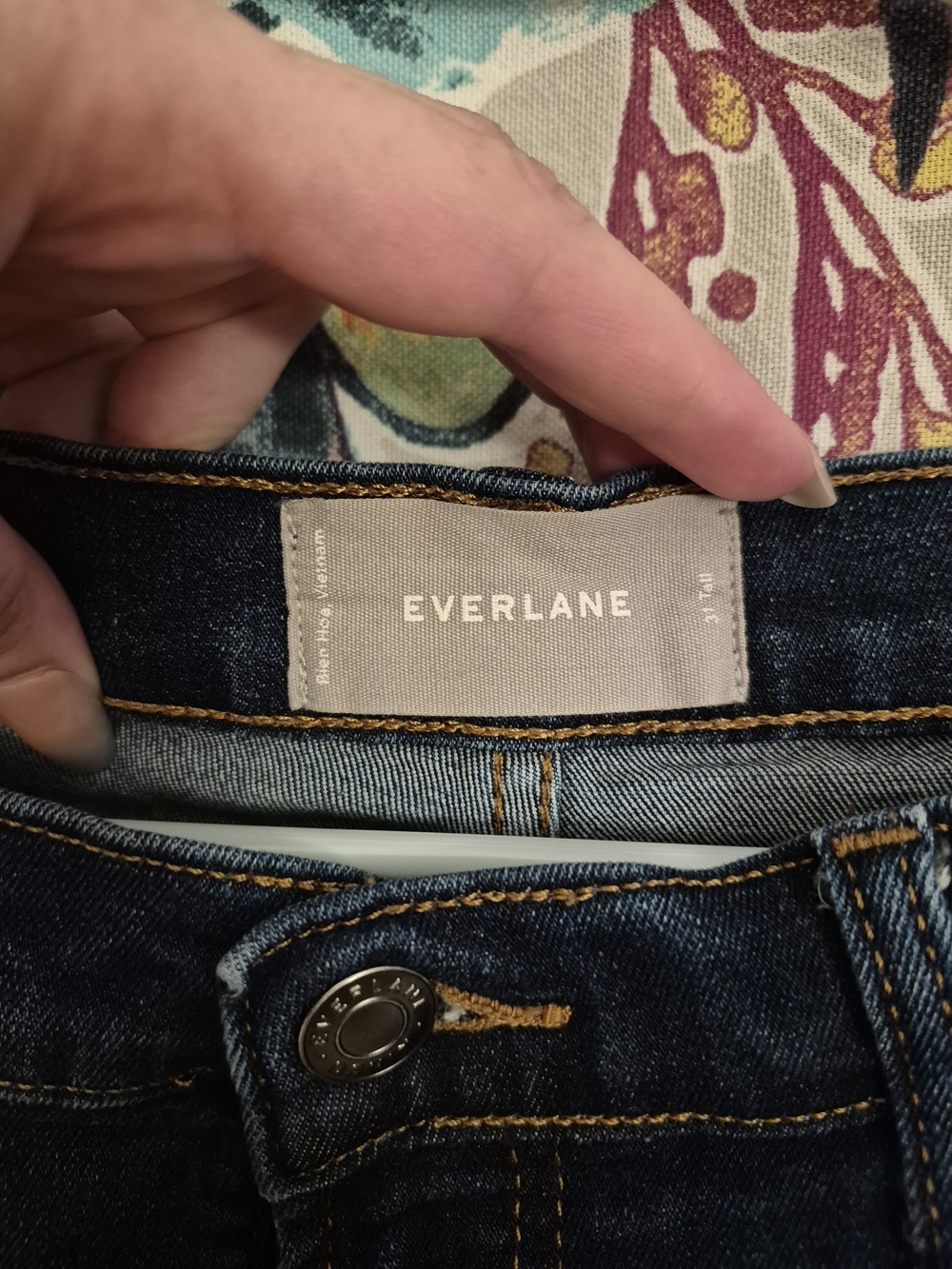 Everlane Dark Indigo Mid-Rise Jeans 31 Tall - Barely Worn